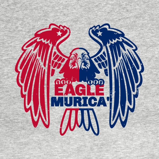 Eagle Murica' by Johnitees